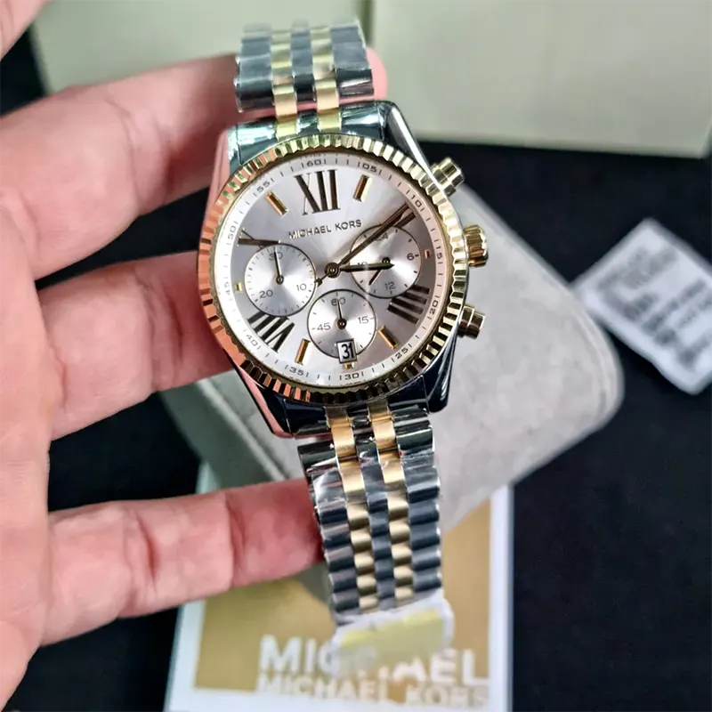 Michael Kors Lexington Silver Dial Ladies Watch MK5955 Watch Shop BD